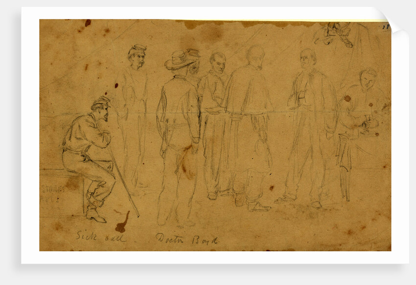 Sick call, Doctor Boyd by Alfred R Waud