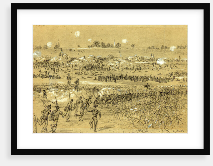 Scene of the explosion Saturday July 30th 1864 by Alfred R Waud