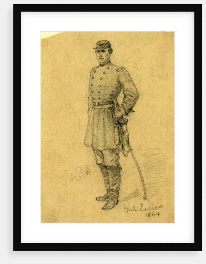 Genl Ludlow, 1864 by Alfred R Waud