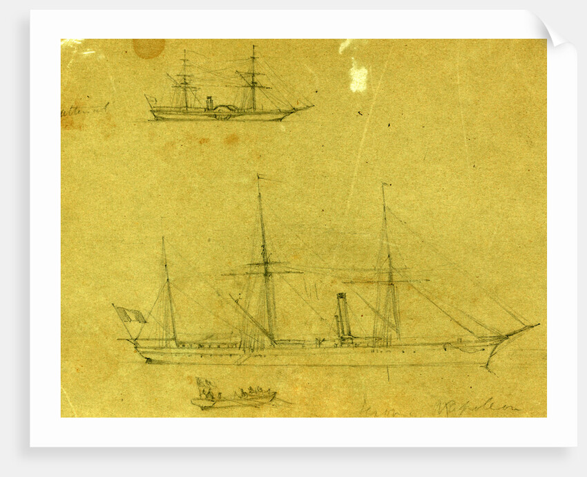 Cattena? and Jerome Napoleon by Alfred R Waud