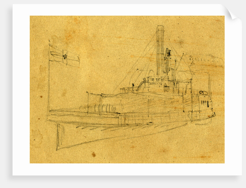 A boat by Alfred R Waud