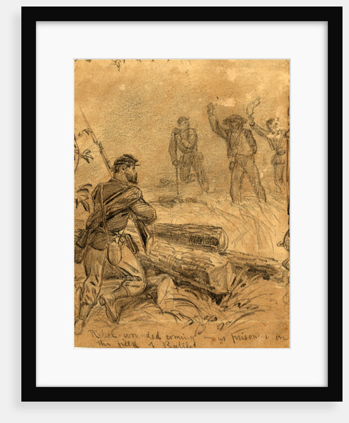 Rebel wounded coming in as prisoners on the field of battle, 1863 ca. July by Alfred R Waud