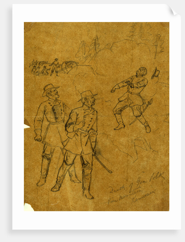 Death of Gen. Polk Pine Mountain, Kennesaw by Anonymous