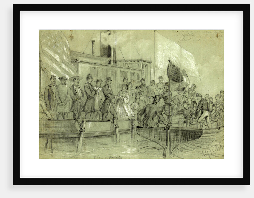 Flag of Truce by Alfred R Waud