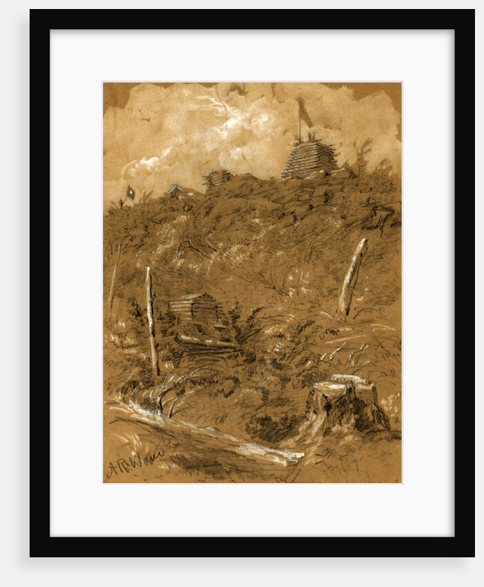 Signal Station on Maryland heights highest point occupied by the army by Alfred R Waud