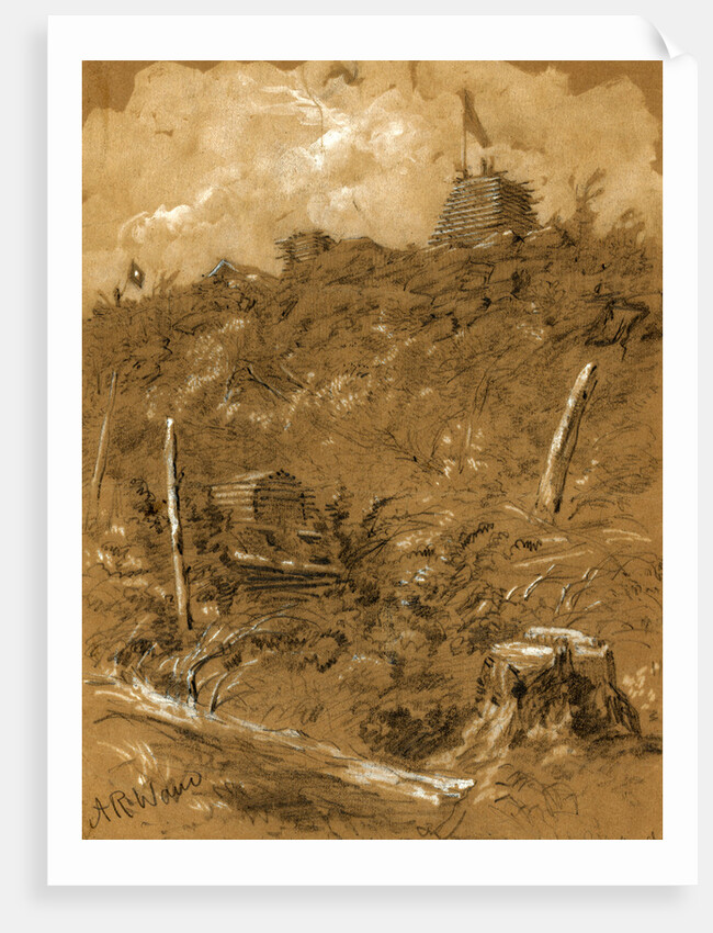 Signal Station on Maryland heights highest point occupied by the army by Alfred R Waud