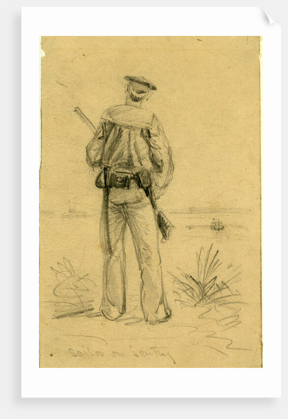 Sailor on Sentry by Alfred R Waud