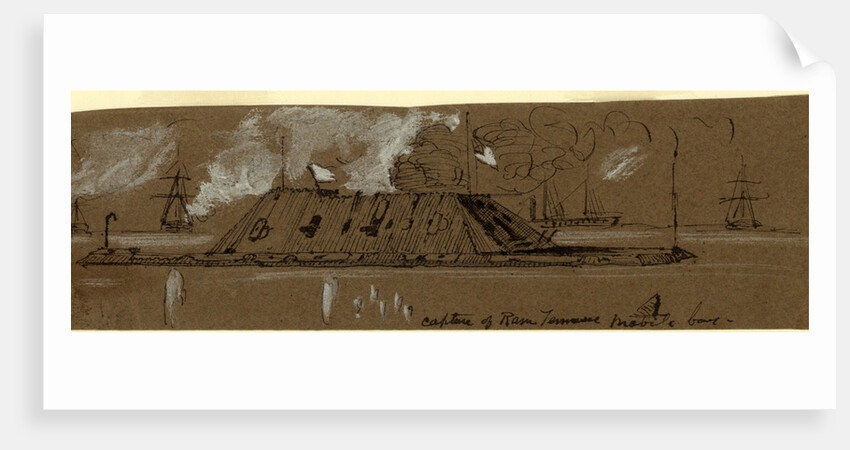 Capture of Ram Tennessee Mobile bay by Alfred R Waud