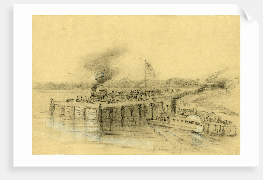 Train of prisoners by Alfred R Waud