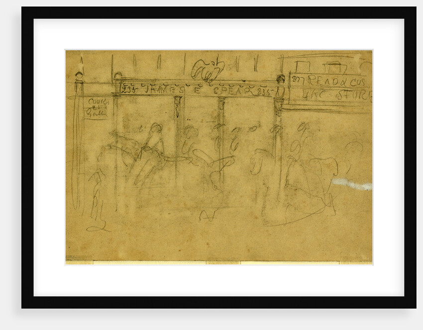 Storefronts by Alfred R Waud