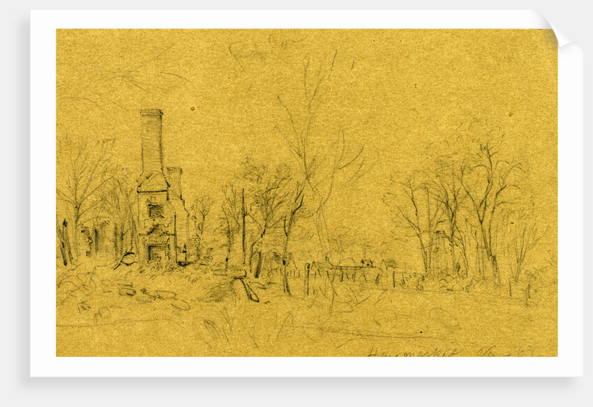 Haymarket, Va. 63 by Alfred R Waud