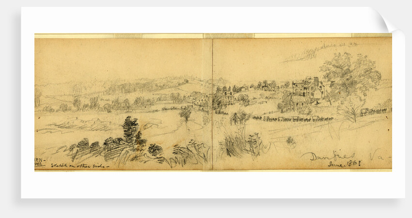 Dumfries, VA, June 1863 by Alfred R Waud