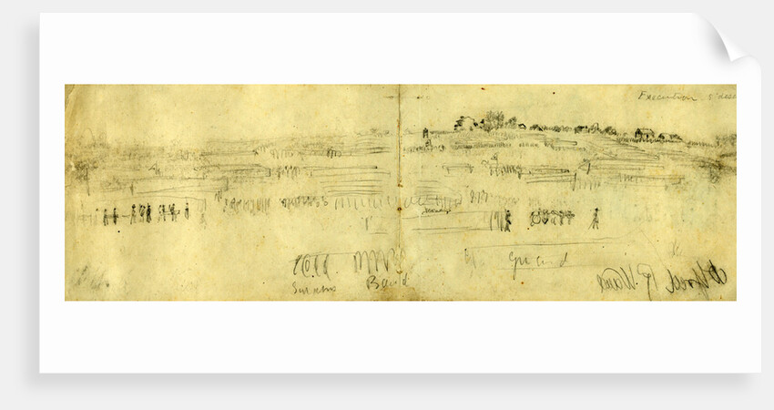 Execution 5 deserters by Alfred R Waud