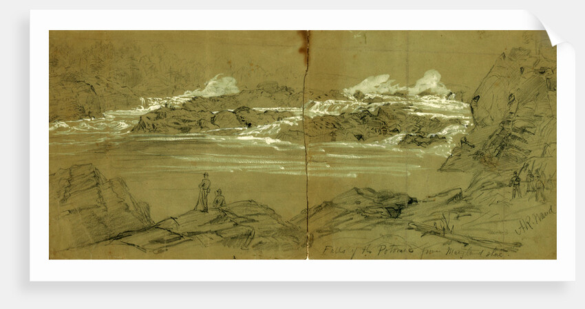 Falls of the Potomac from Maryland Shore by Alfred R Waud