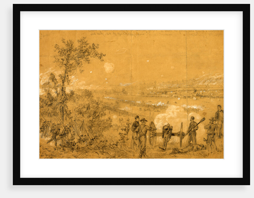 Battle of Malvern hills fought on Tuesday July 1st by Alfred R Waud