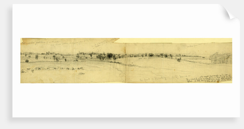 In front of Petersburg by Alfred R Waud