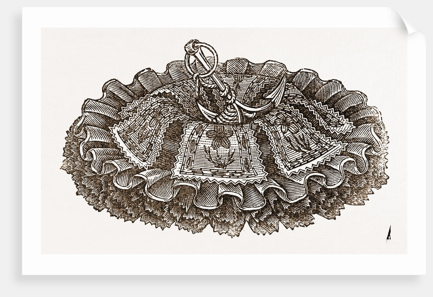 Embroidered Penwiper by Anonymous