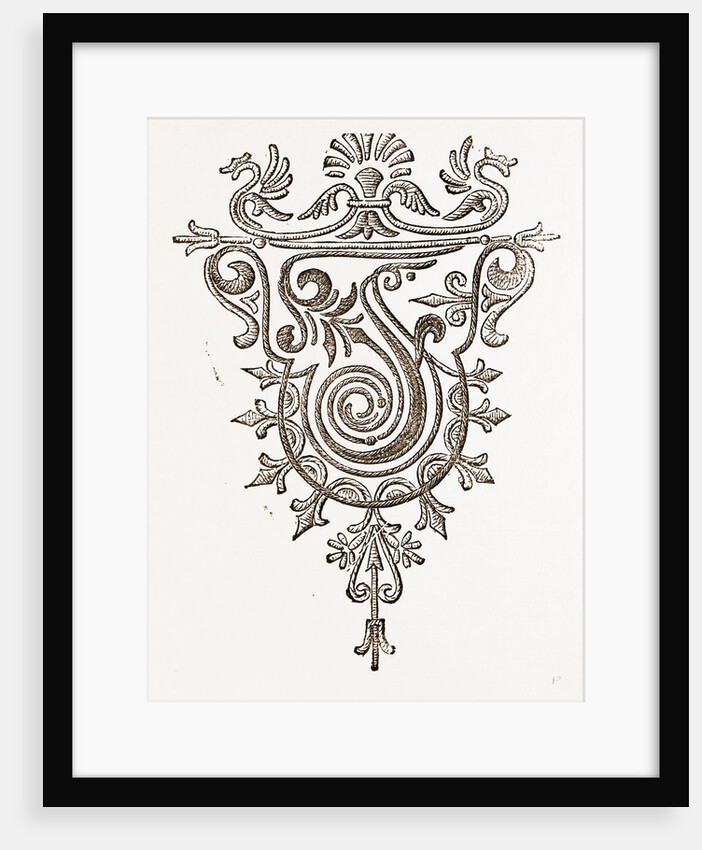Monogram For Handkerchiefs, T.u. by Anonymous
