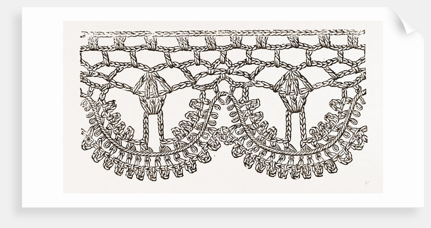 Lace Edging For Underlinen by Anonymous