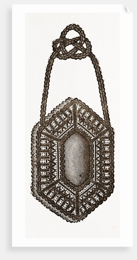 Embroidered Needle Bock by Anonymous