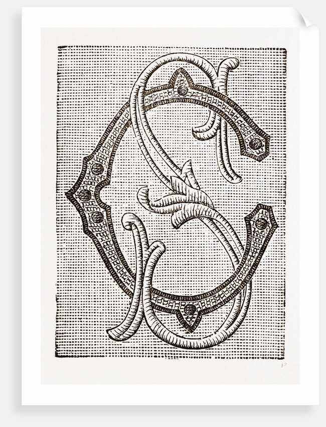 Monogram For Underlinen by Anonymous