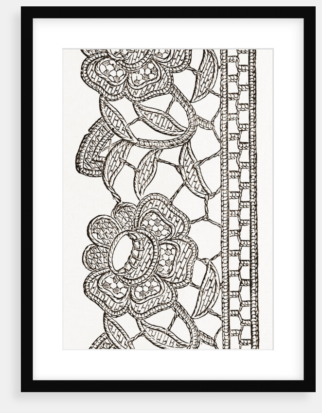 Lace Edging For Washing Materials by Anonymous