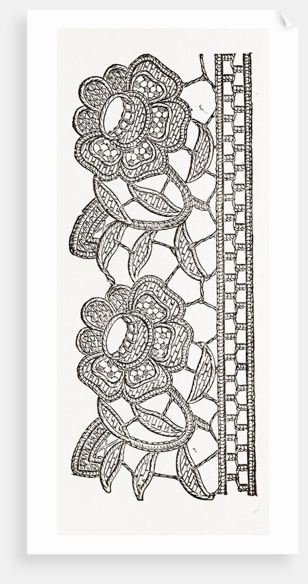 Lace Edging For Washing Materials by Anonymous