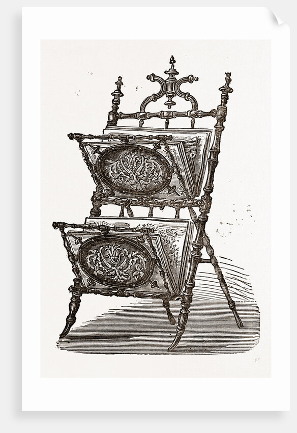 Stand And Folio For Newspapers by Anonymous