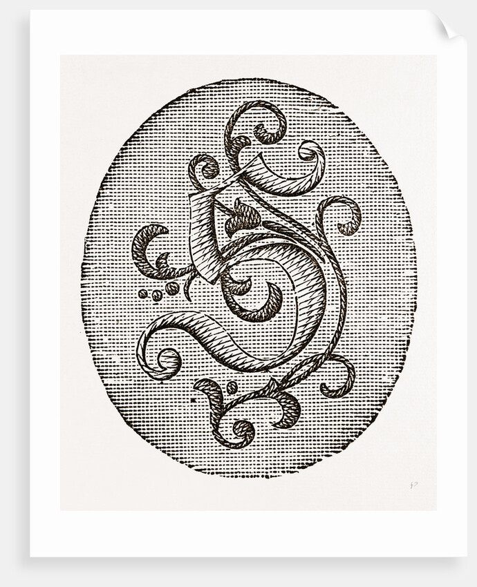 Initial For Underlinen (s.) by Anonymous