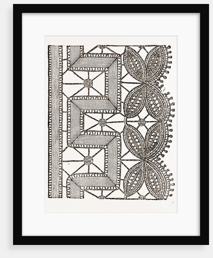 Lace Edging For Underlinen by Anonymous