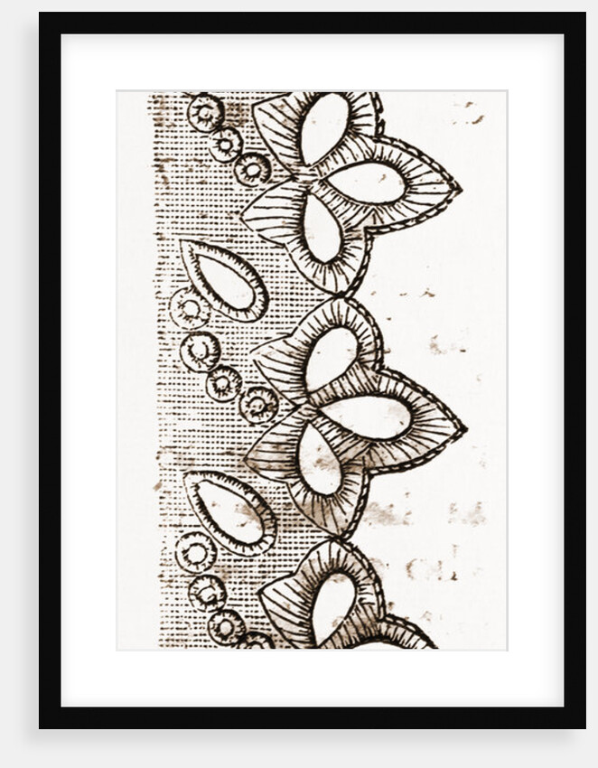 Embroidered Edging by Anonymous