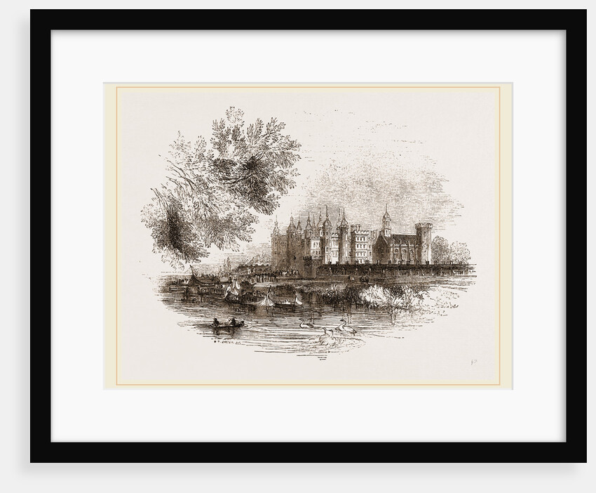 Richmond Palace in the olden time, London UK by Anonymous