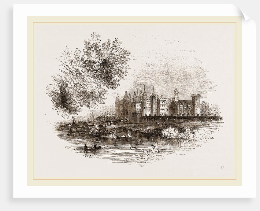 Richmond Palace in the olden time, London UK by Anonymous