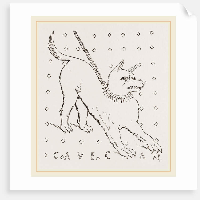Roman House dog by Anonymous