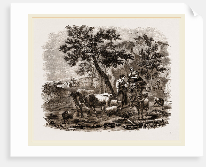 Oriental Landscape and Cattle by Anonymous