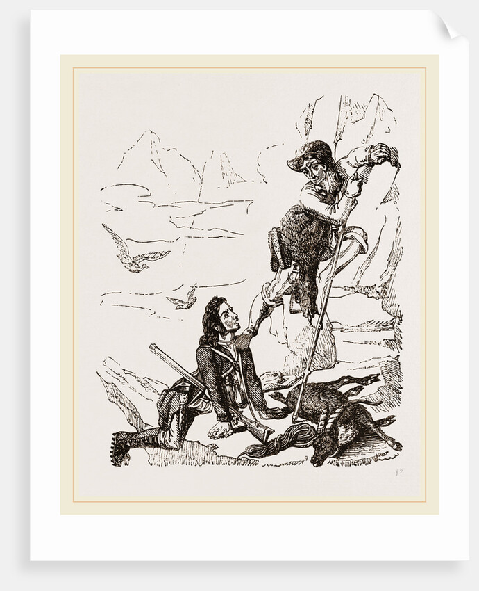 Chamois hunters by Anonymous