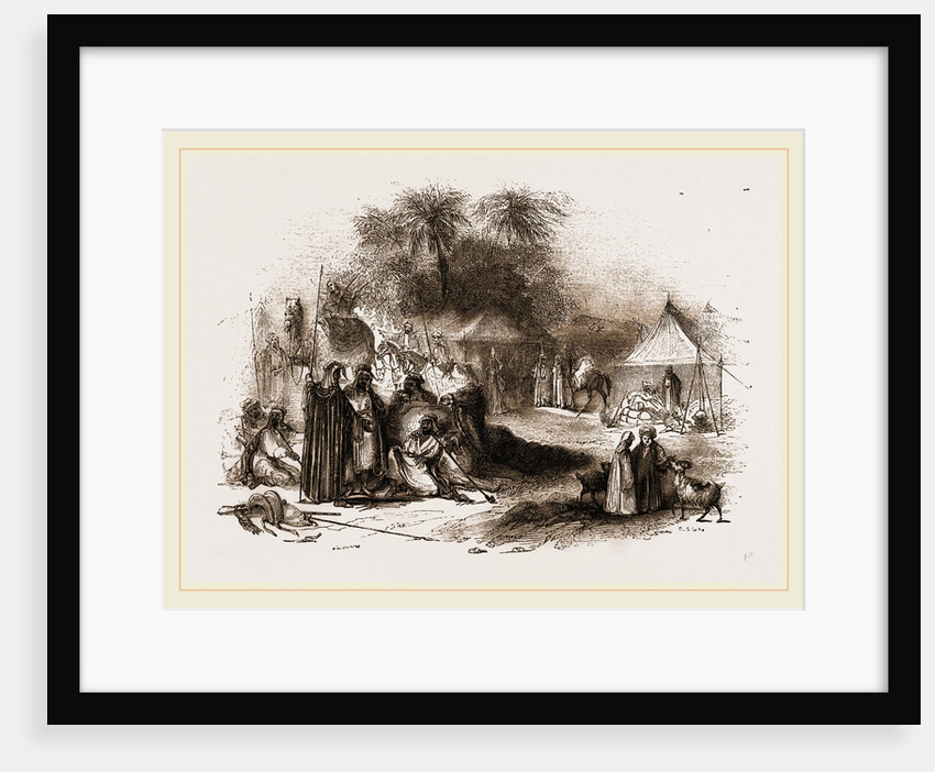 Bedouin Encampment by Anonymous