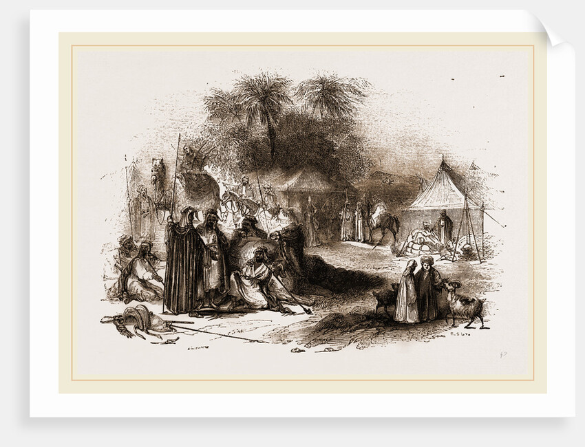 Bedouin Encampment by Anonymous