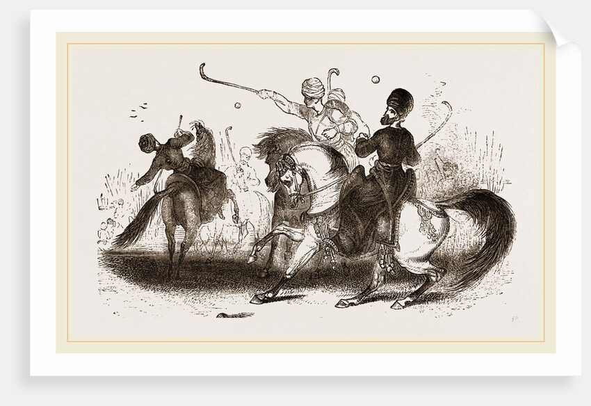 Equestrian game of the East by Anonymous