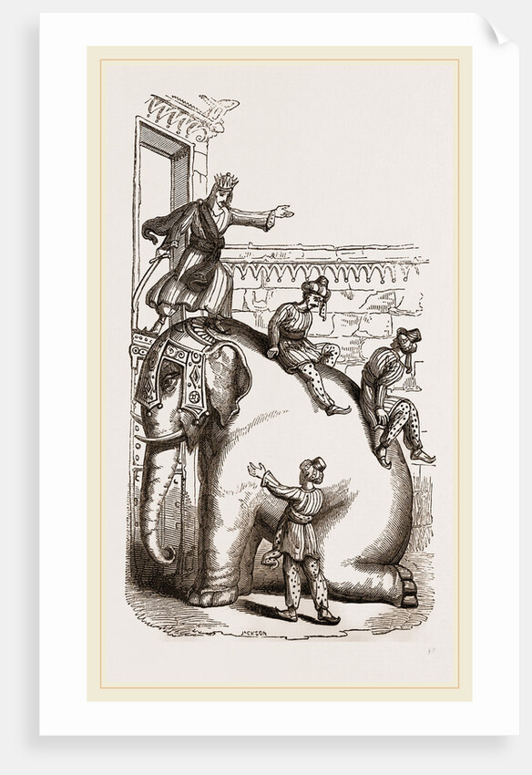 Scene exhibited at the Adelphi Theatre, Elephant by Anonymous