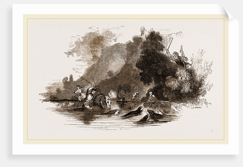 Otter hunting by Anonymous