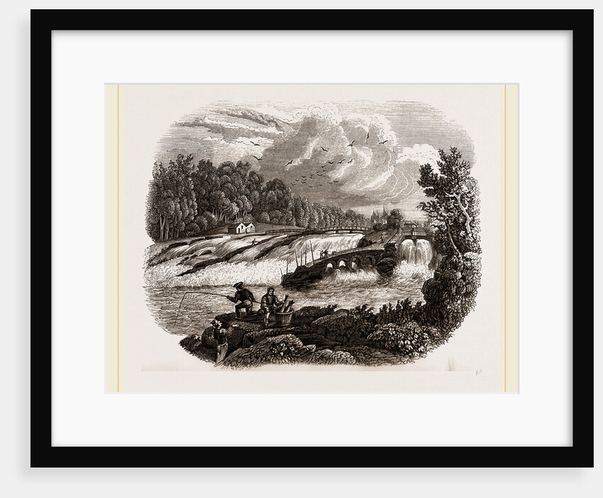 Coleraine Salmon-leap on the Bann, Northern Ireland by Anonymous