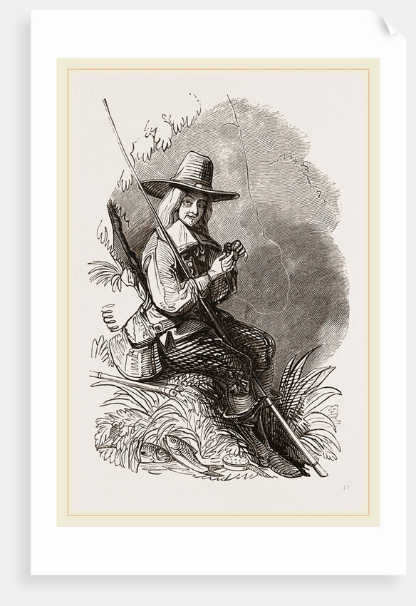 Izaak Walton, 1594-1683, english writer and author of The Compleat Angler by Anonymous