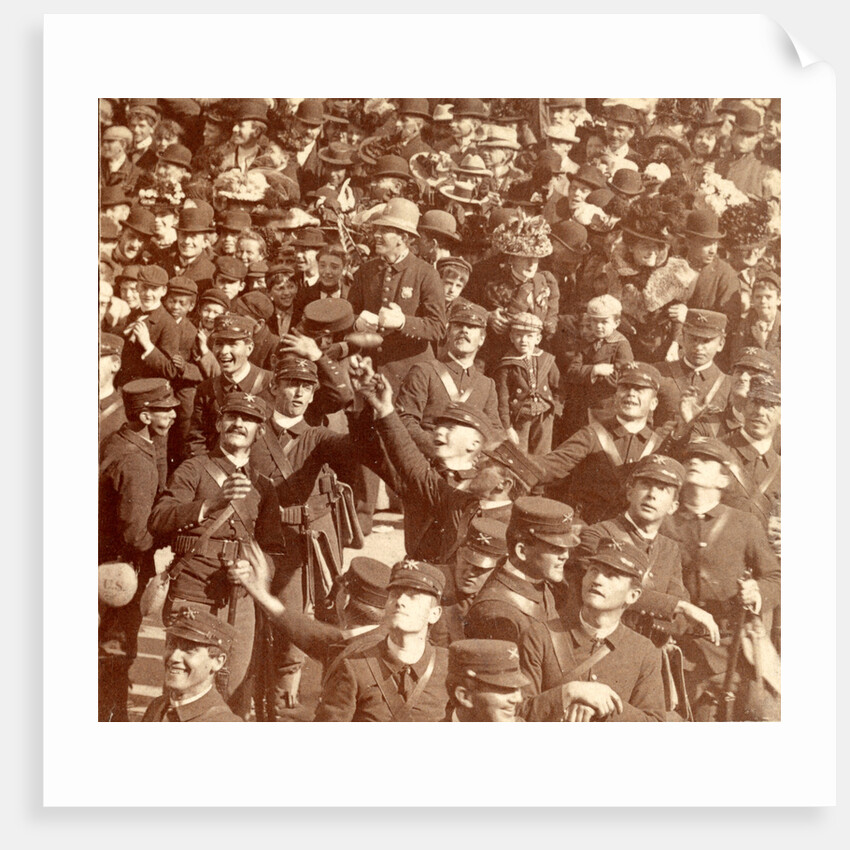 Soldiers at the Dewey Parade, New York, US. 1899 by Anonymous