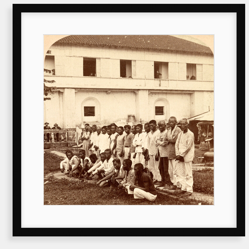 Filipino Prisoners of War at Pasig, Philippines 1899, 19th century by Anonymous