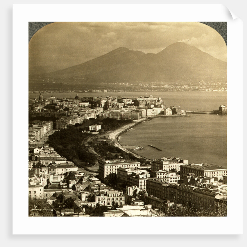 Naples and Mt. Vesuvius, Italy, Europe by Anonymous