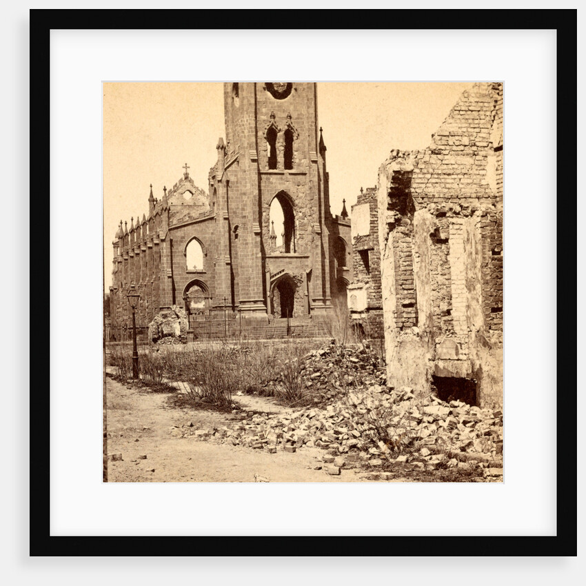 Ruins of Cathedral, Broad Street, front view by Anonymous