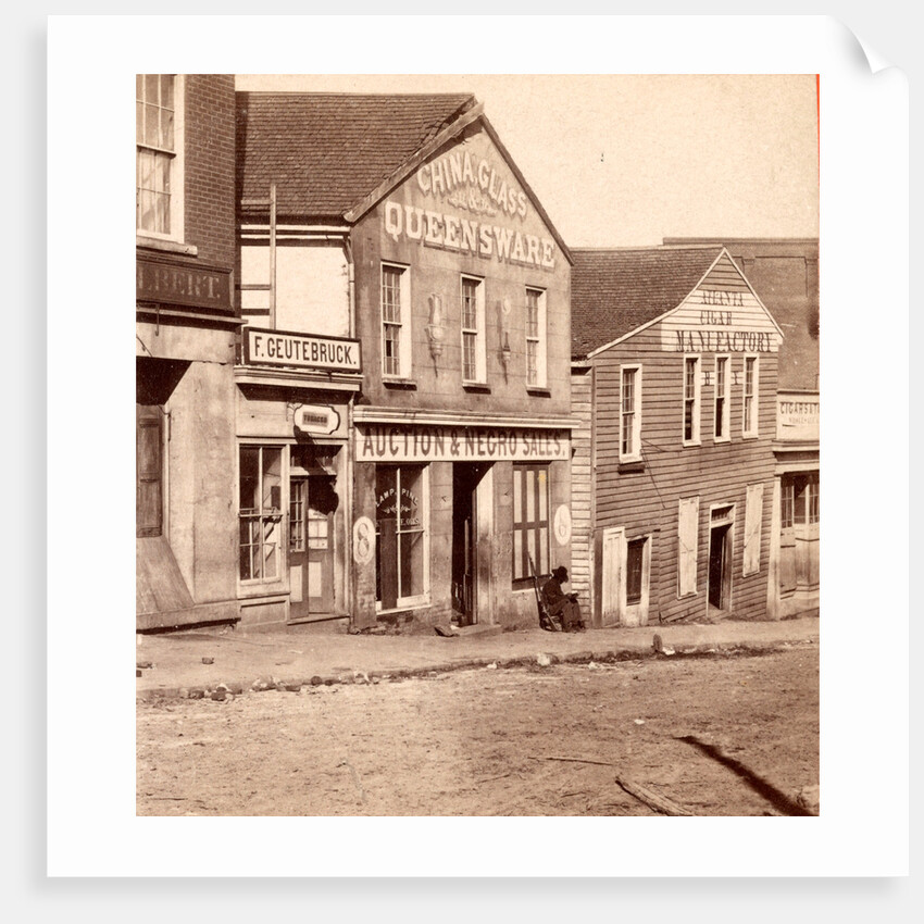 The slave market, Atlanta, Ga. by Anonymous