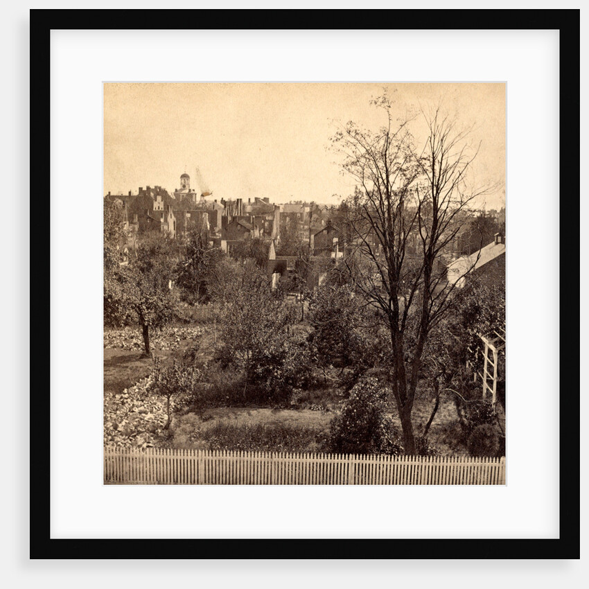 General View, Chambersburg, Franklin Co., Pa., destroyed by the rebels under McCausland, July 30th, 1864 by Anonymous