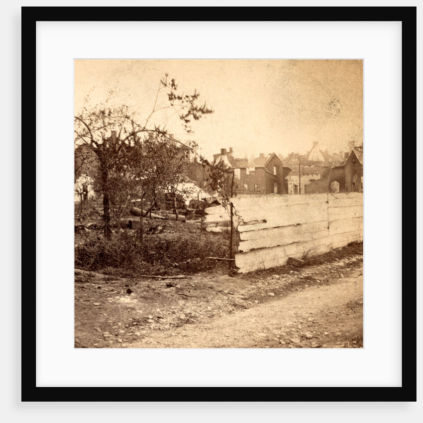 Market Street near Second - looking south-west, Chambersburg, Franklin Co., Pa., destroyed by the rebels under McCausland, July 30th, 1864. by Anonymous